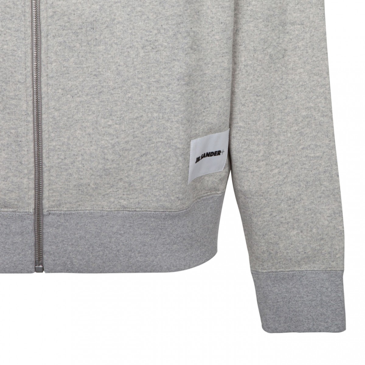 Grey Logo Patch Cardigan