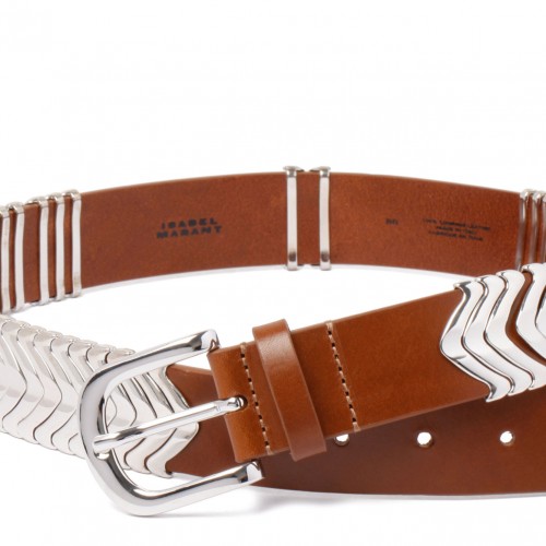 Cognac Brown Buckle Belt 2