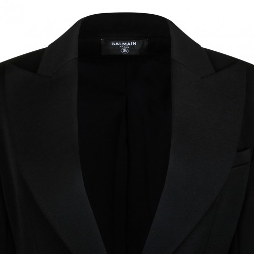Black Single Breasted Blazer