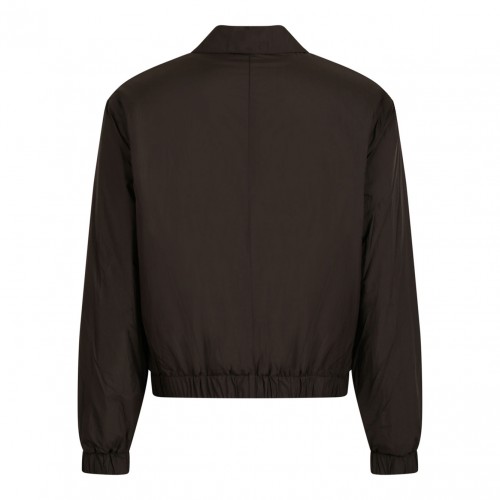 Dark Brown Zipped Jacket 2