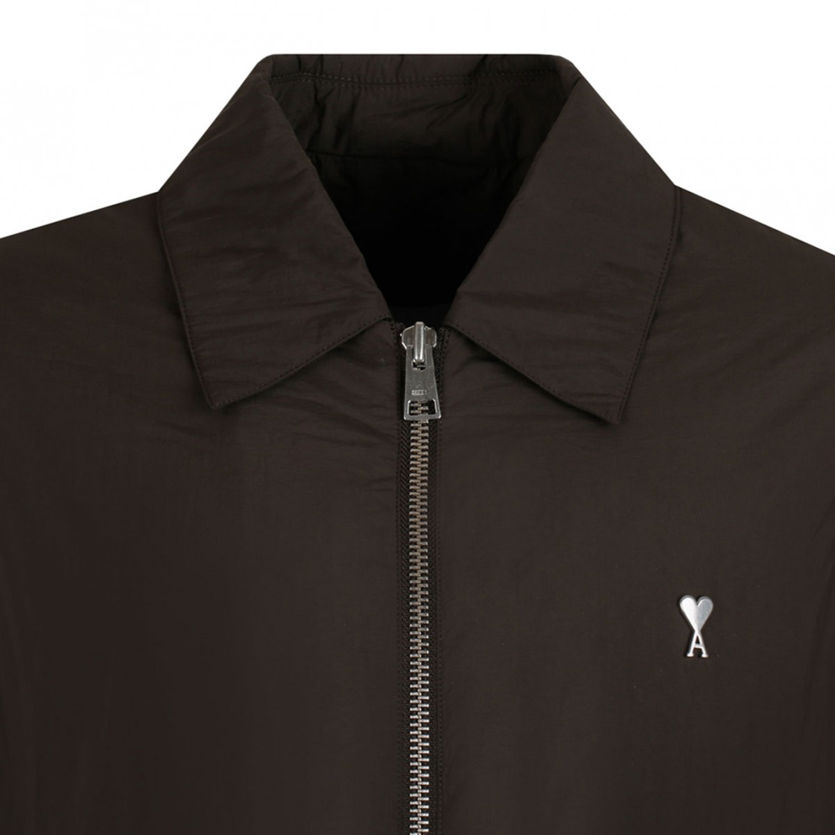 Dark Brown Zipped Jacket