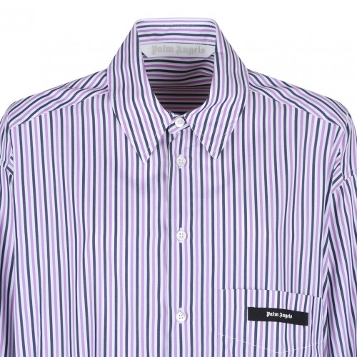 Striped Midi Shirt Dress