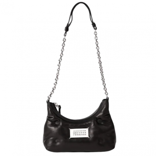 Black Micro Glam Slam Shoulder Bag