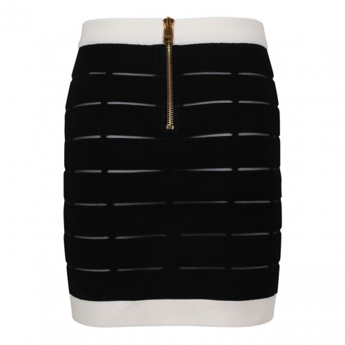 Black and White Mini Skirt 2