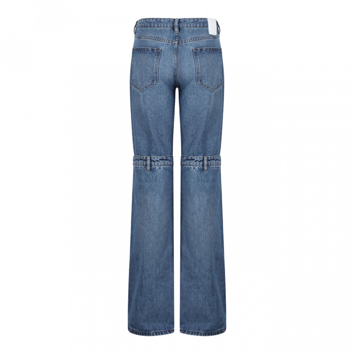 Blue Mid Rise Jeans