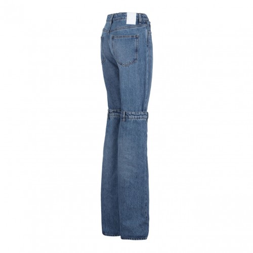 Blue Mid Rise Jeans