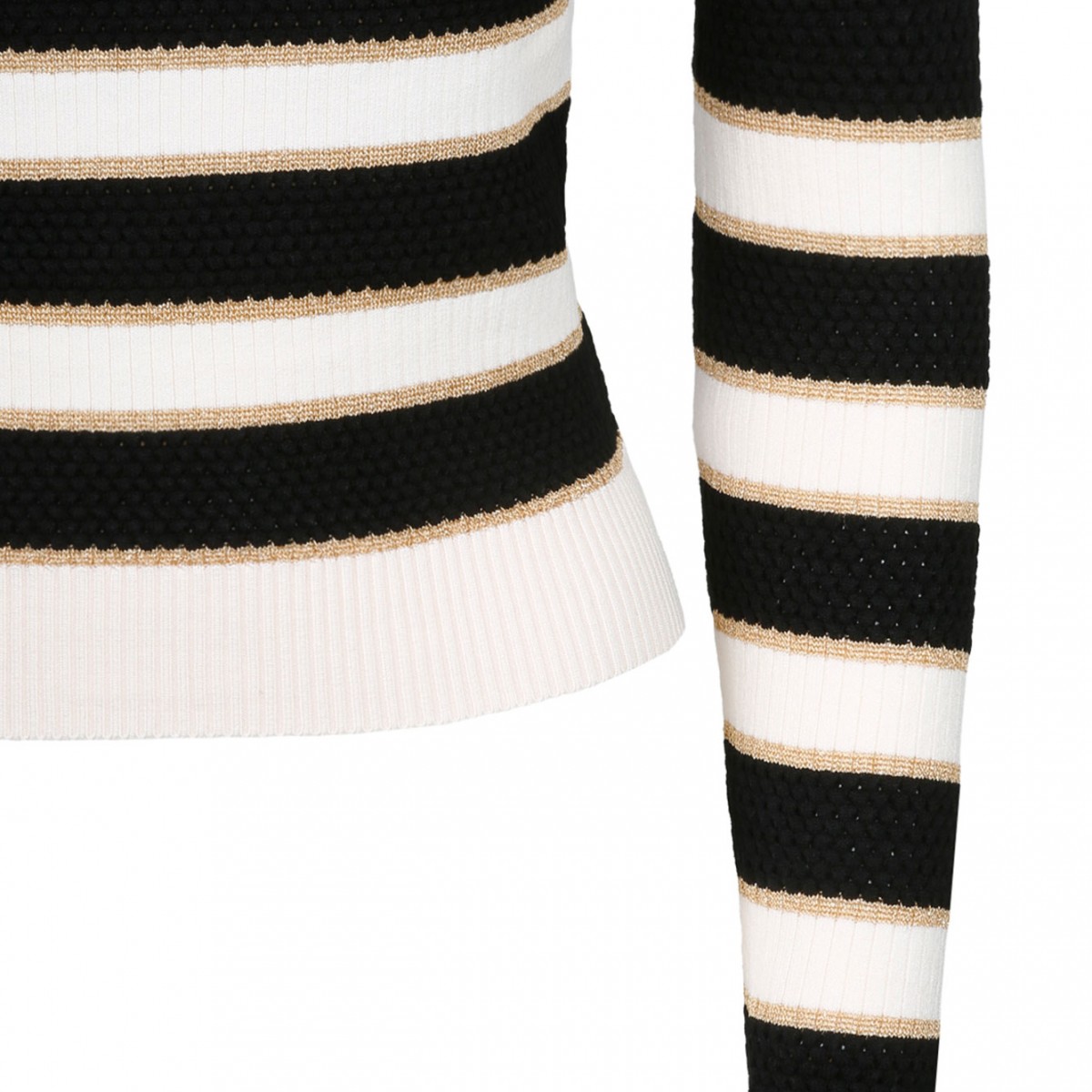 Striped Cropped Sweater