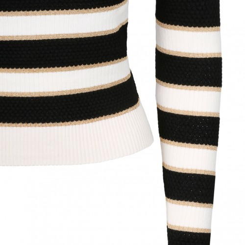 Striped Cropped Sweater
