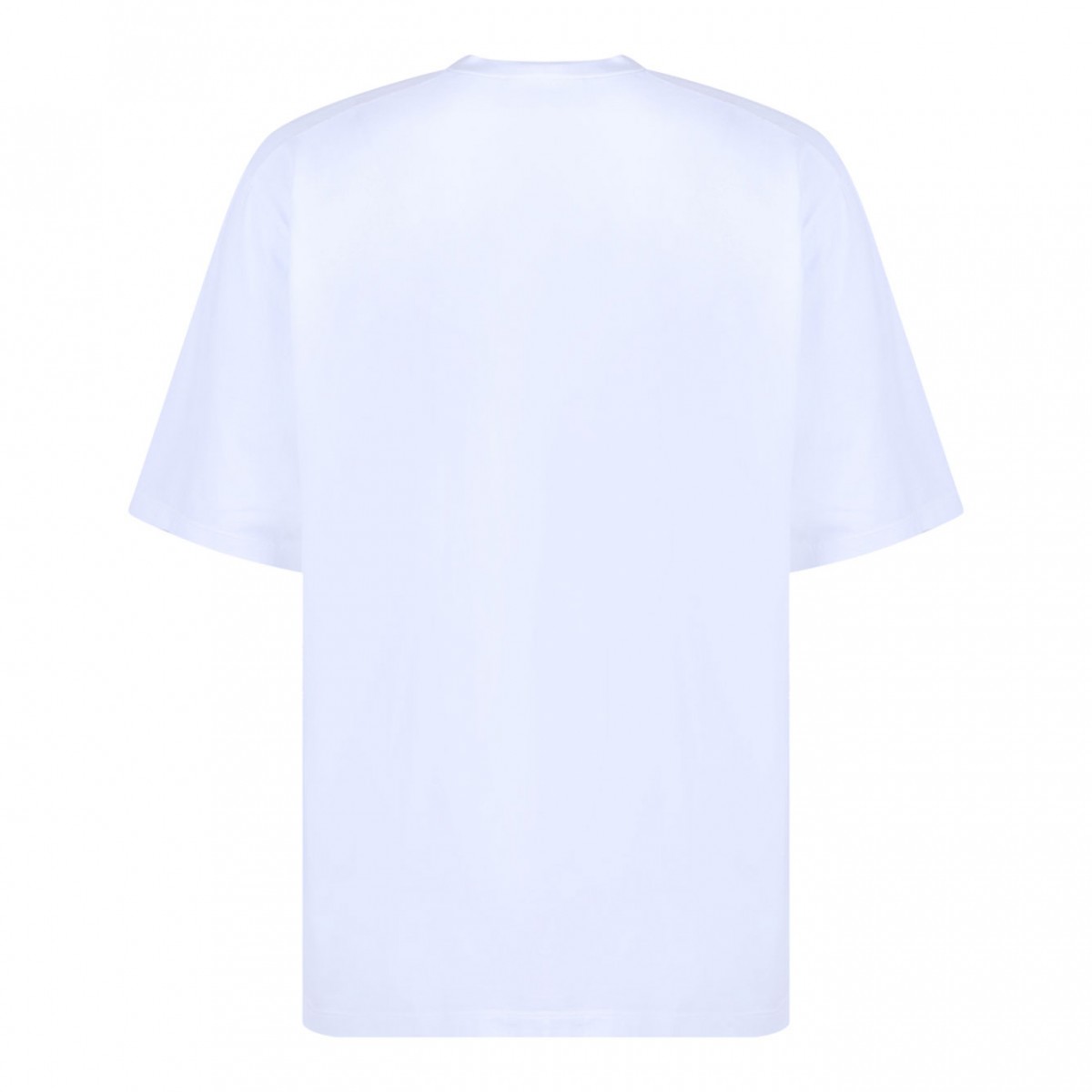 White Logo Print T-Shirt
