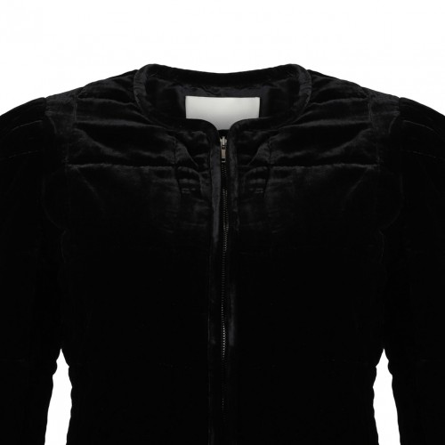 Black Djanet Quilted Jacket
