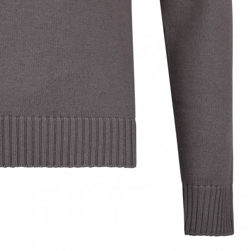 Dark Grey Roll Neck Jumper