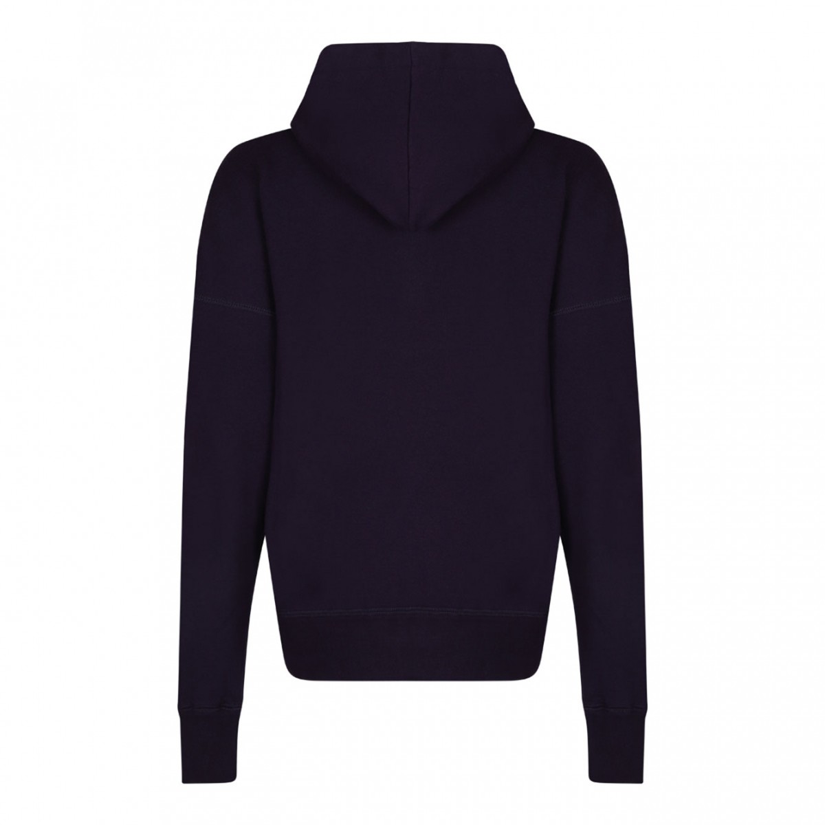 Dark Purple Drawstring Hoodie