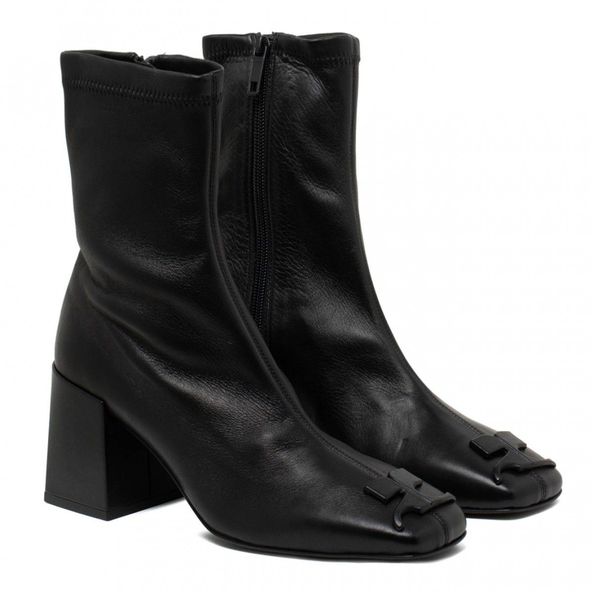 Black Reedition Ankle Boots