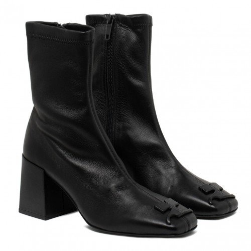 Black Reedition Ankle Boots