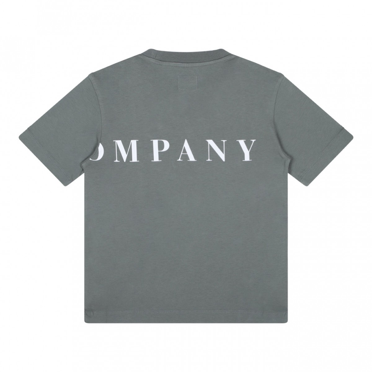 Military Green Logo Print T-Shirt