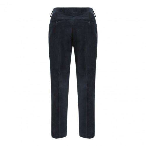 Navy Blue Corduroy Trousers 2