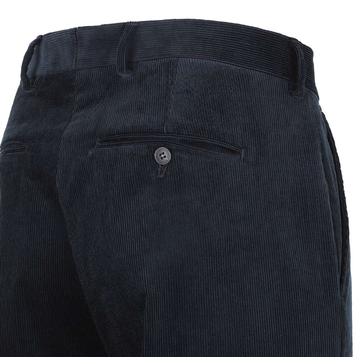 Navy Blue Corduroy Trousers