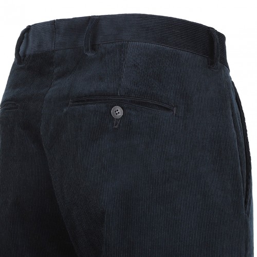 Navy Blue Corduroy Trousers