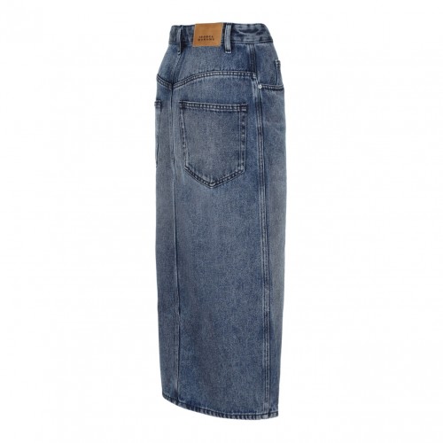 Light Blue Tilauria Midi Skirt