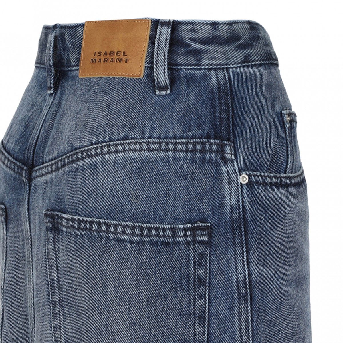 Light Blue Tilauria Midi Skirt