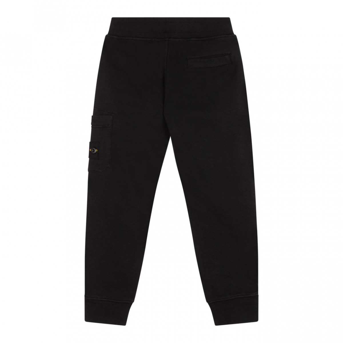 Black Logo Patch Trousers