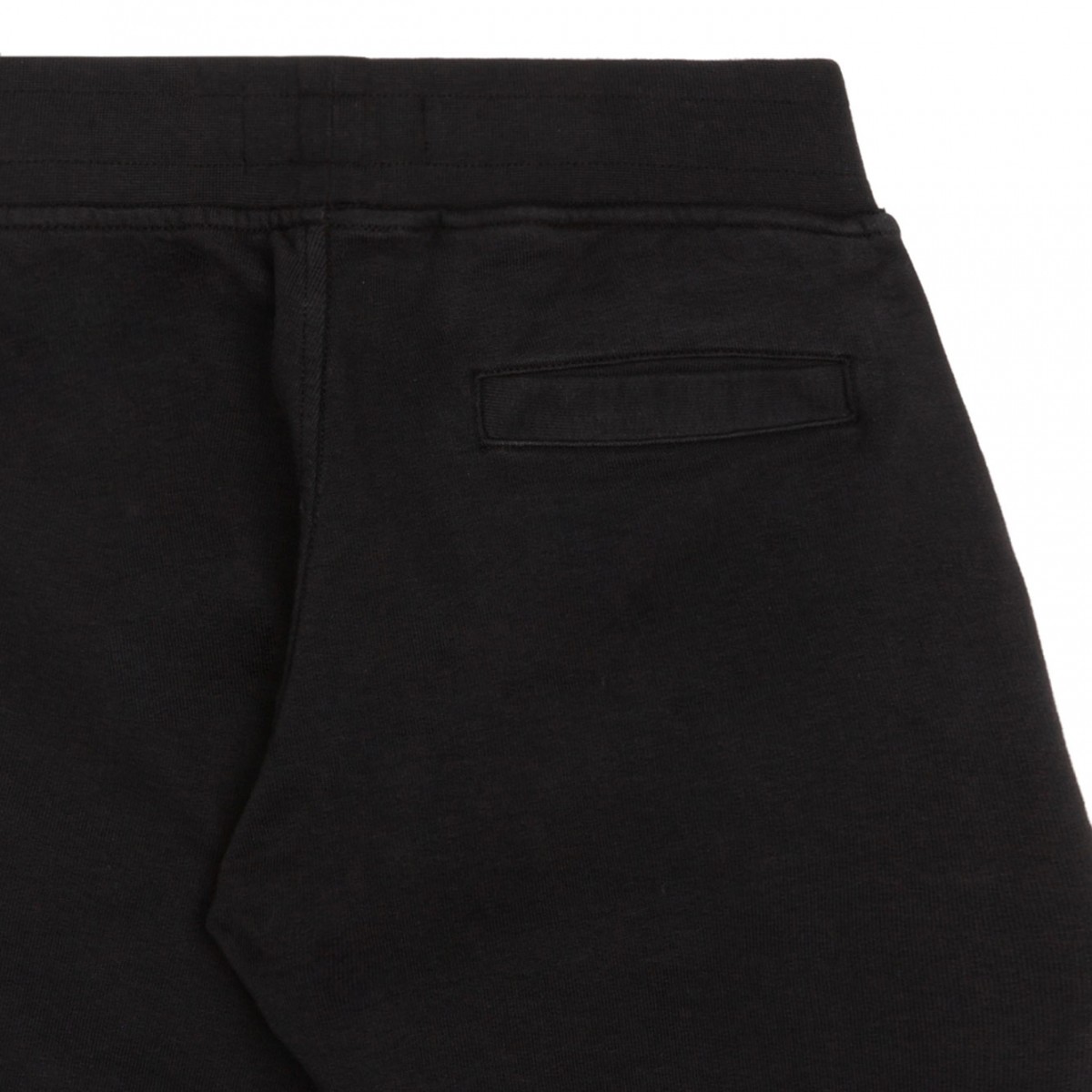 Black Logo Patch Trousers