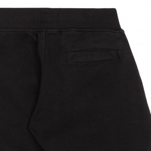 Black Logo Patch Trousers