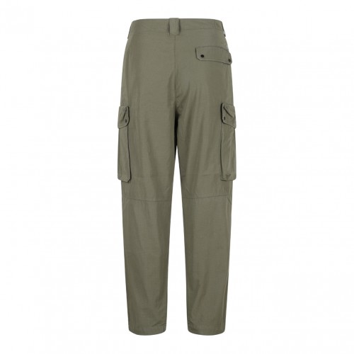 Agave Green Rip-Stop Cargo Trousers