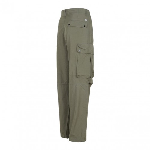 Agave Green Rip-Stop Cargo Trousers