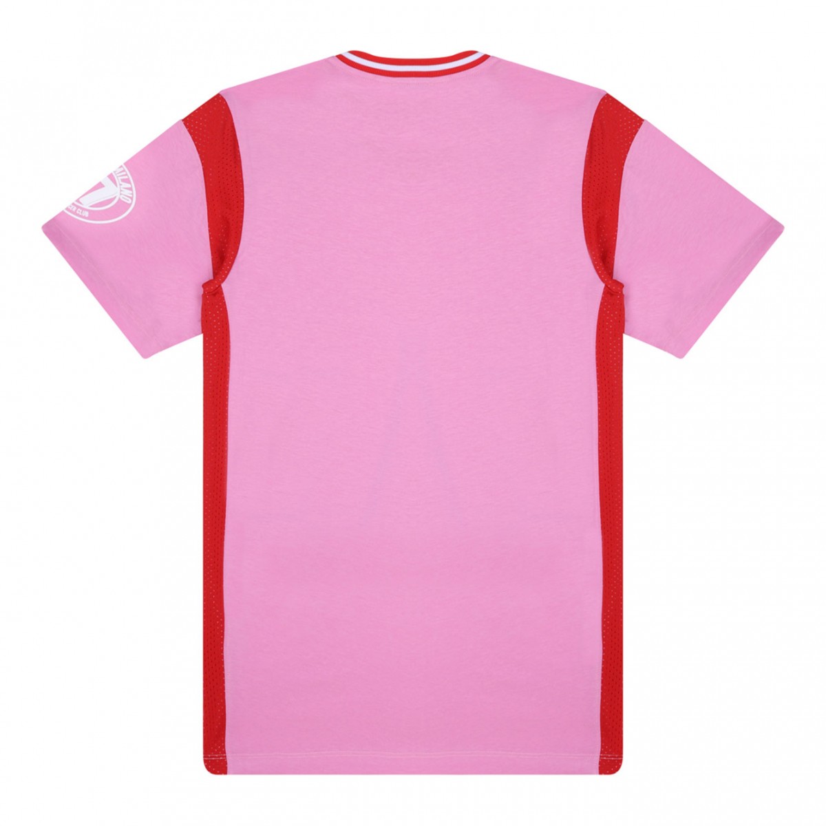 Pink and Red Crystal Embellished T-Shirt