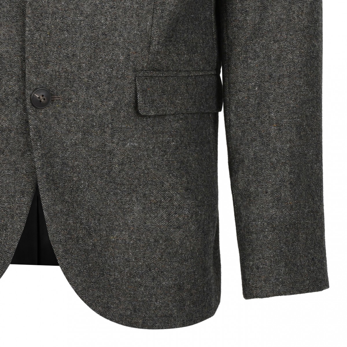 Grey Single Breasted Blazer