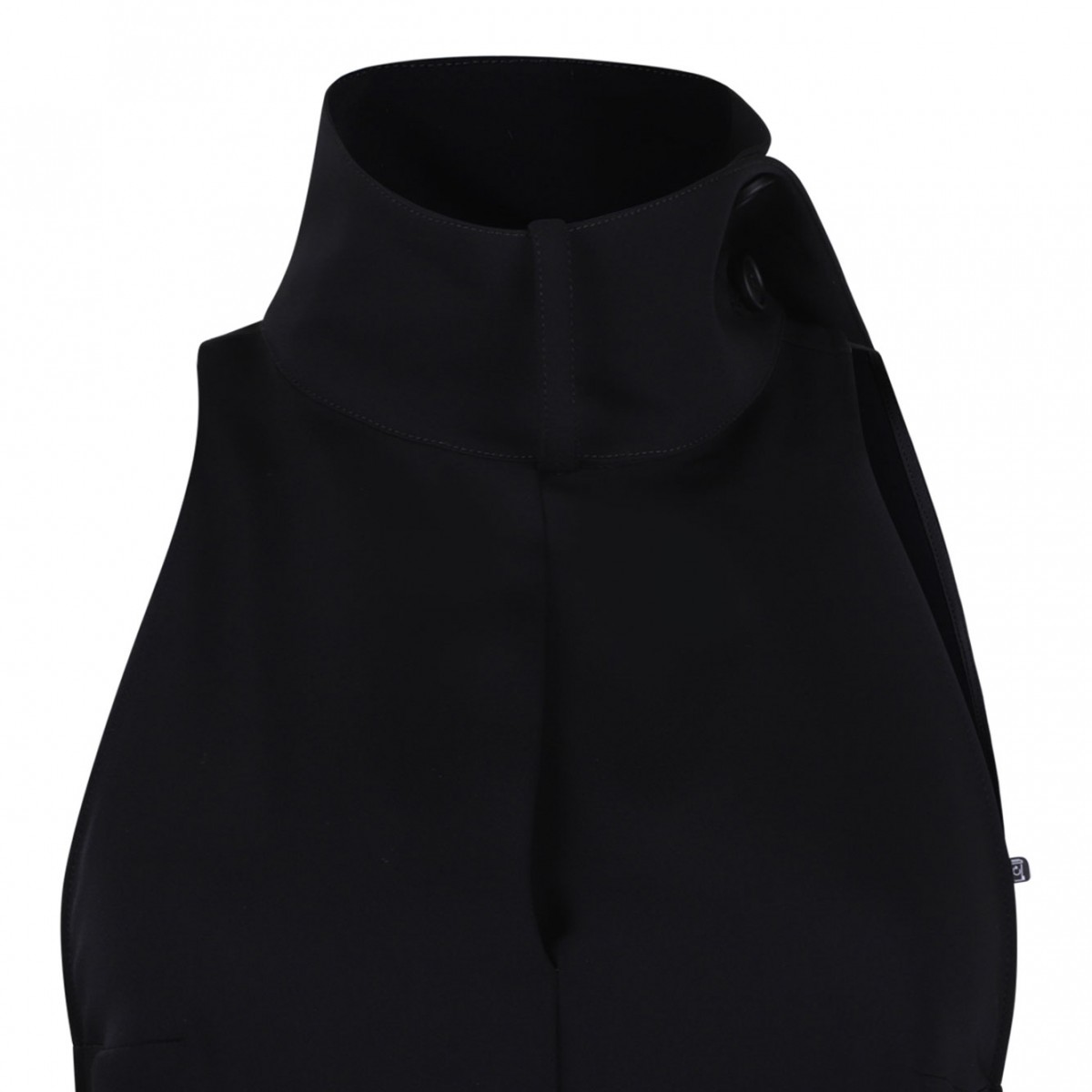 Black Scarf Mini Dress