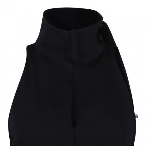 Black Scarf Mini Dress