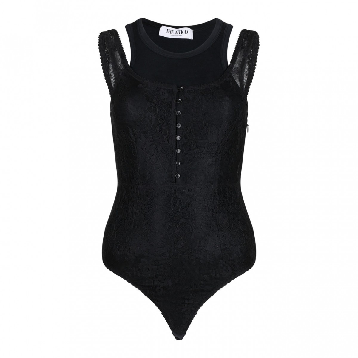 Black Layered Tank Top