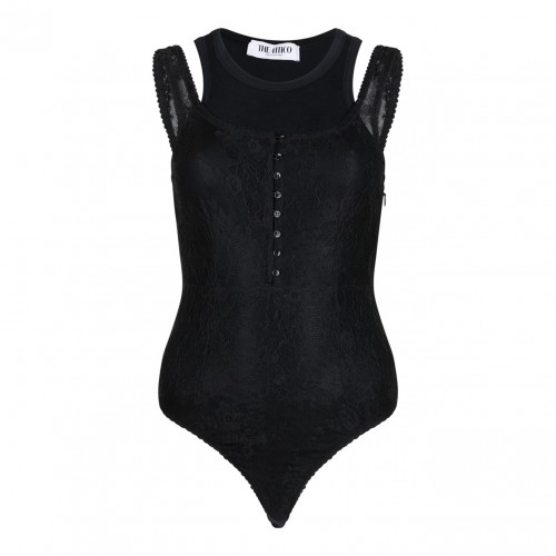 Black Layered Tank Top