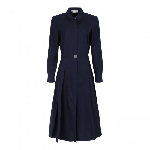 Navy Blue Midi Dress