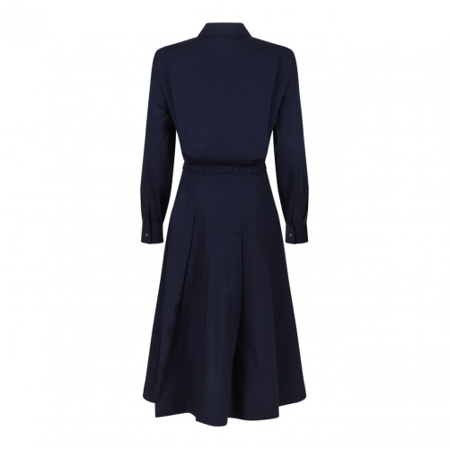 Navy Blue Midi Dress
