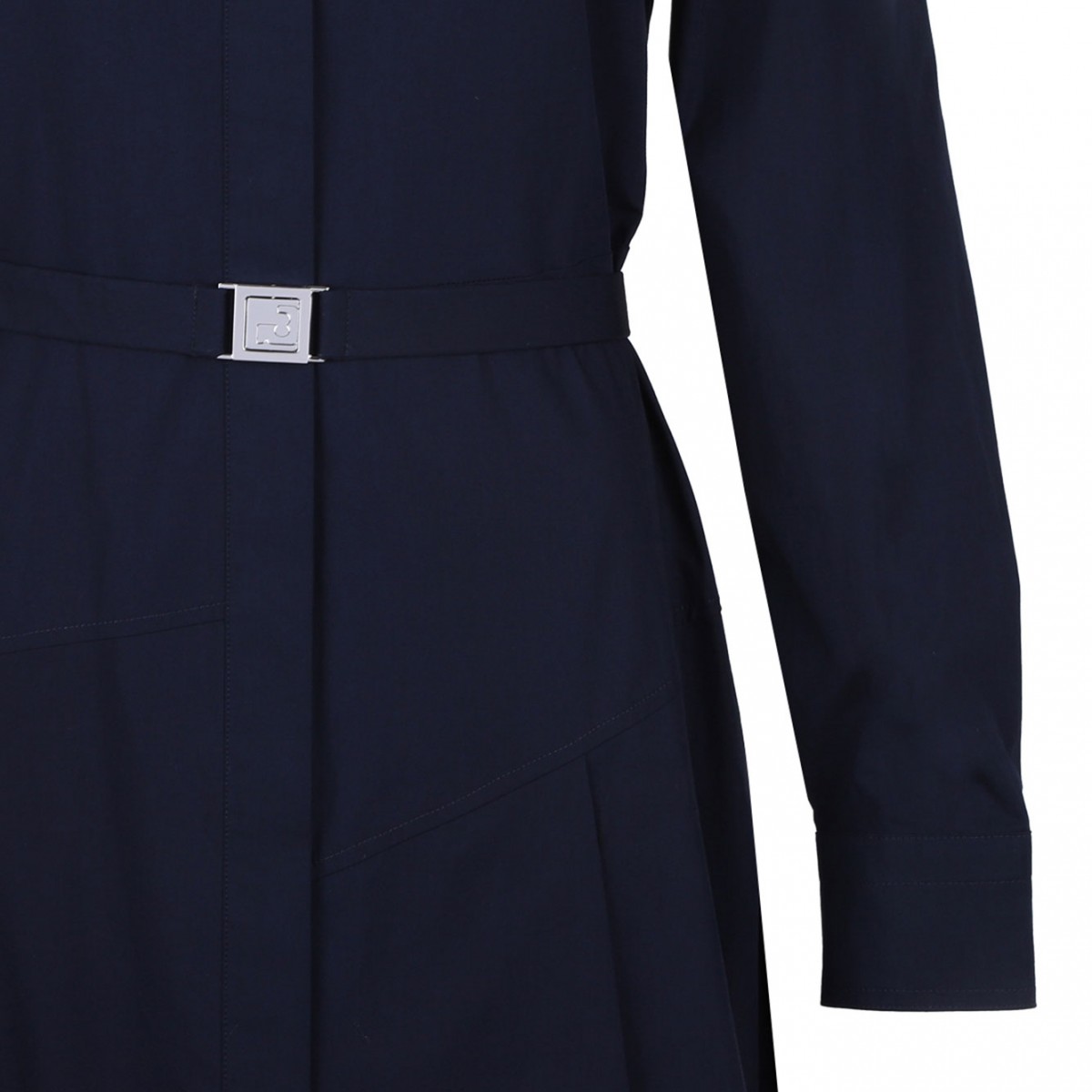 Navy Blue Midi Dress
