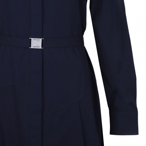 Navy Blue Midi Dress