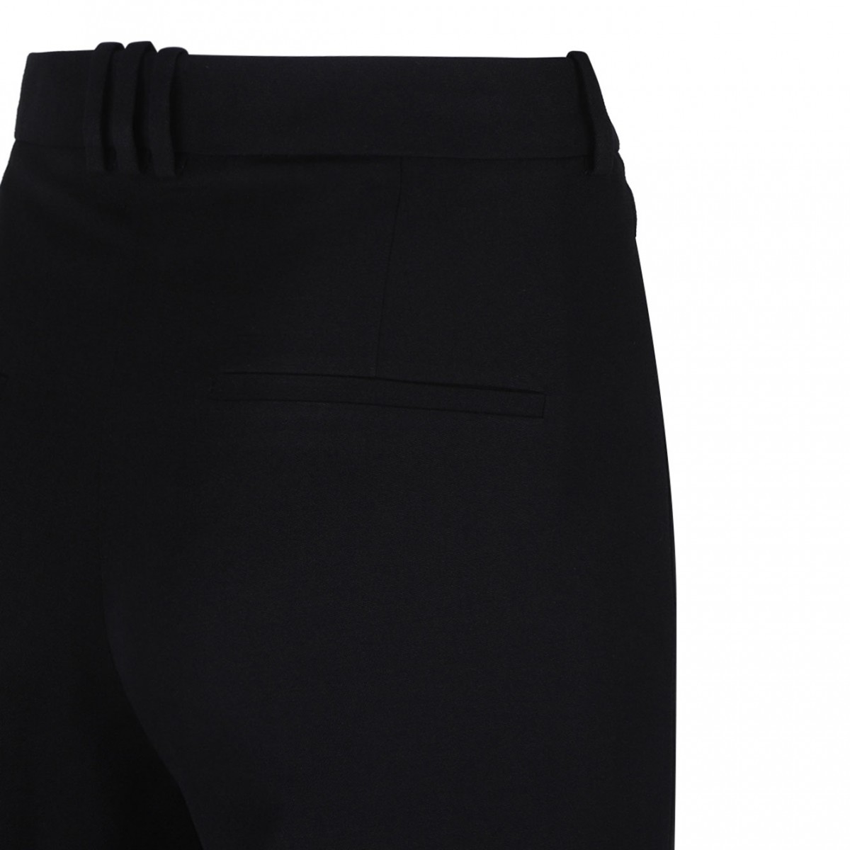Black Pleated Trousers