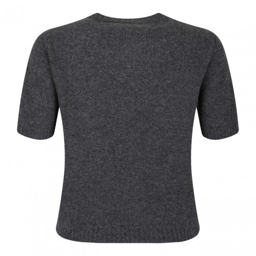 Dark Grey Cropped Top