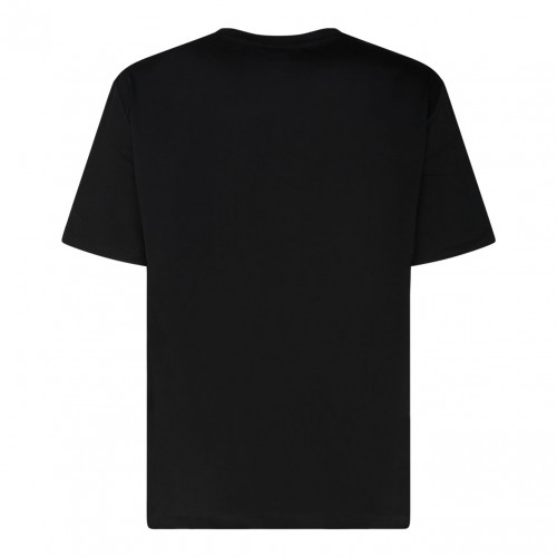 Black Organic Cotton Logo Print T-Shirt 2
