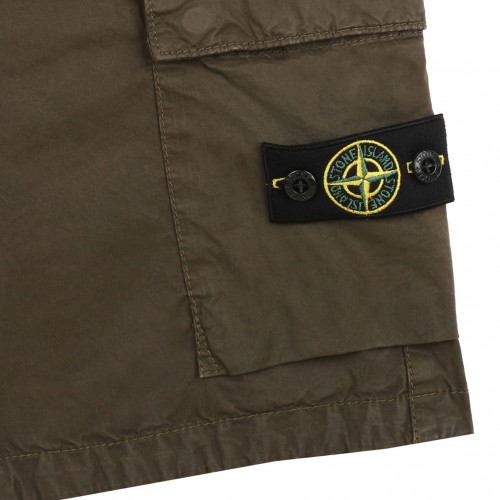 Military Green Cargo Shorts