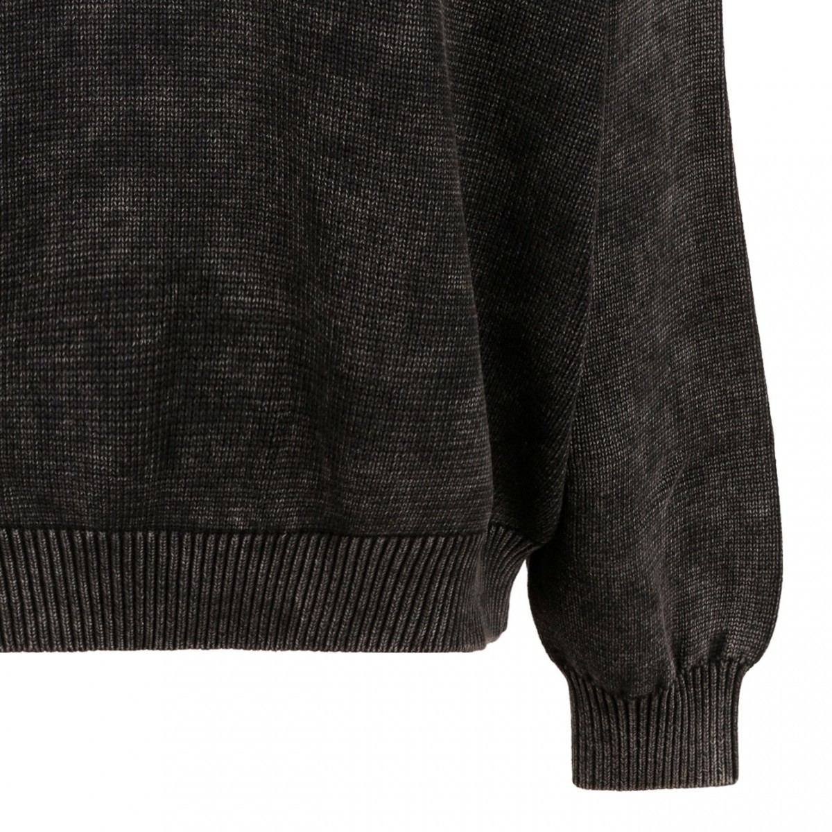 Black Logo Embossed Jumper