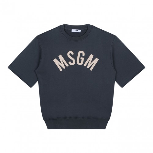 Dark Grey Logo Print Sweatshirt