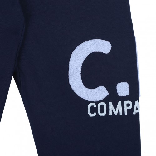 Blue Logo Print Sweatpant