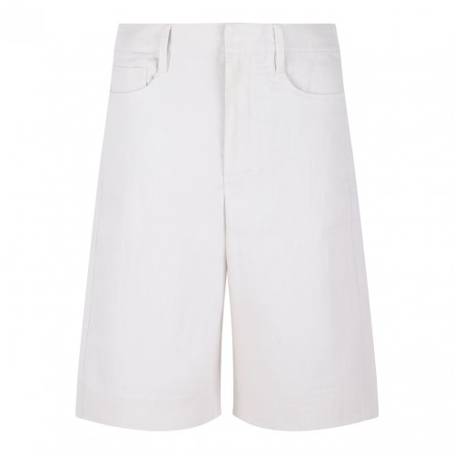 Ecru Bermuda Shorts