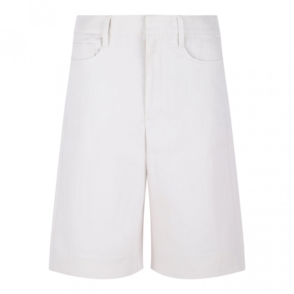 Ecru Bermuda Shorts