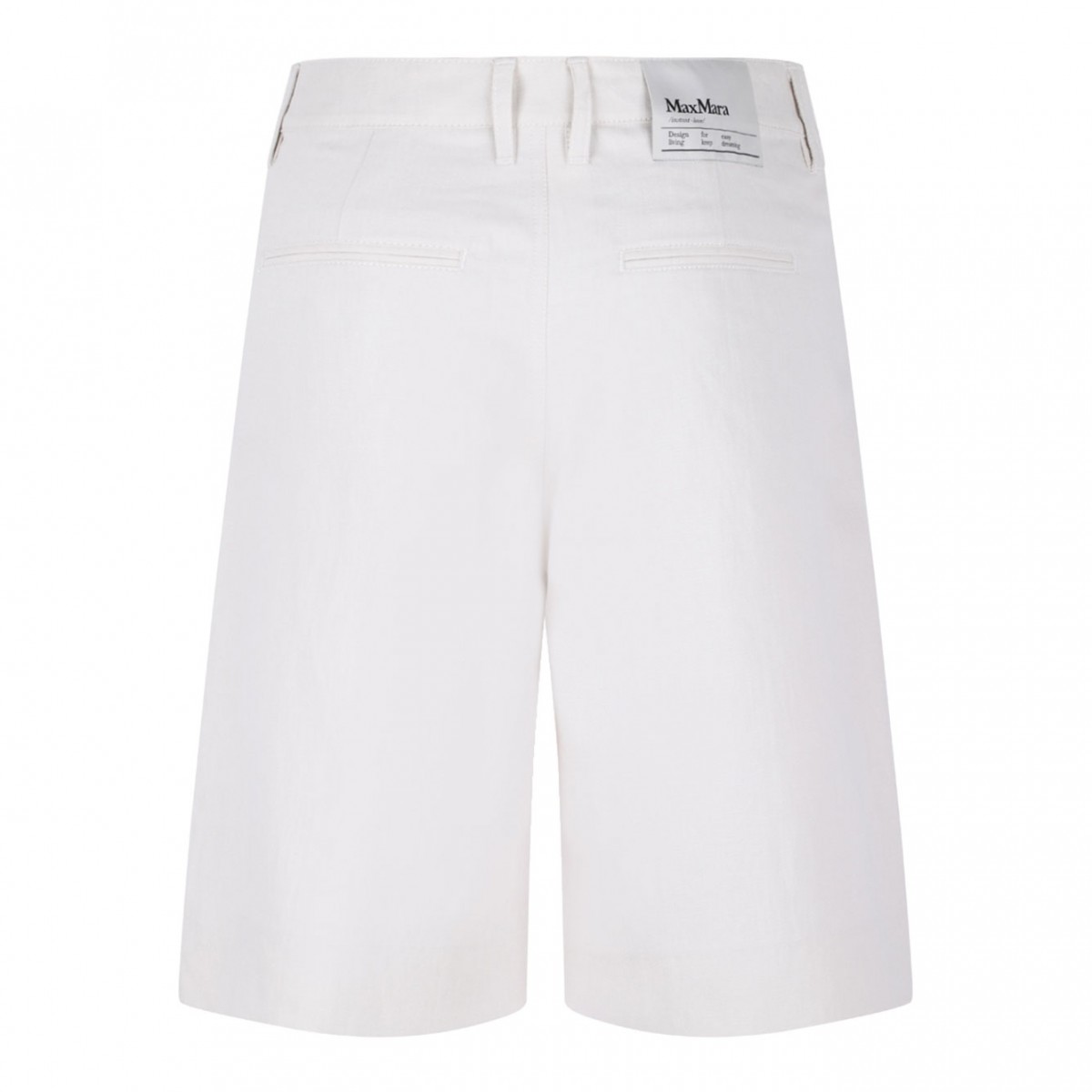Ecru Bermuda Shorts