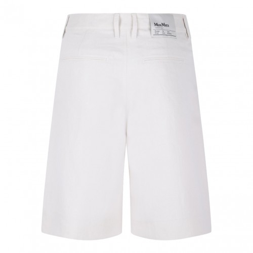 Ecru Bermuda Shorts